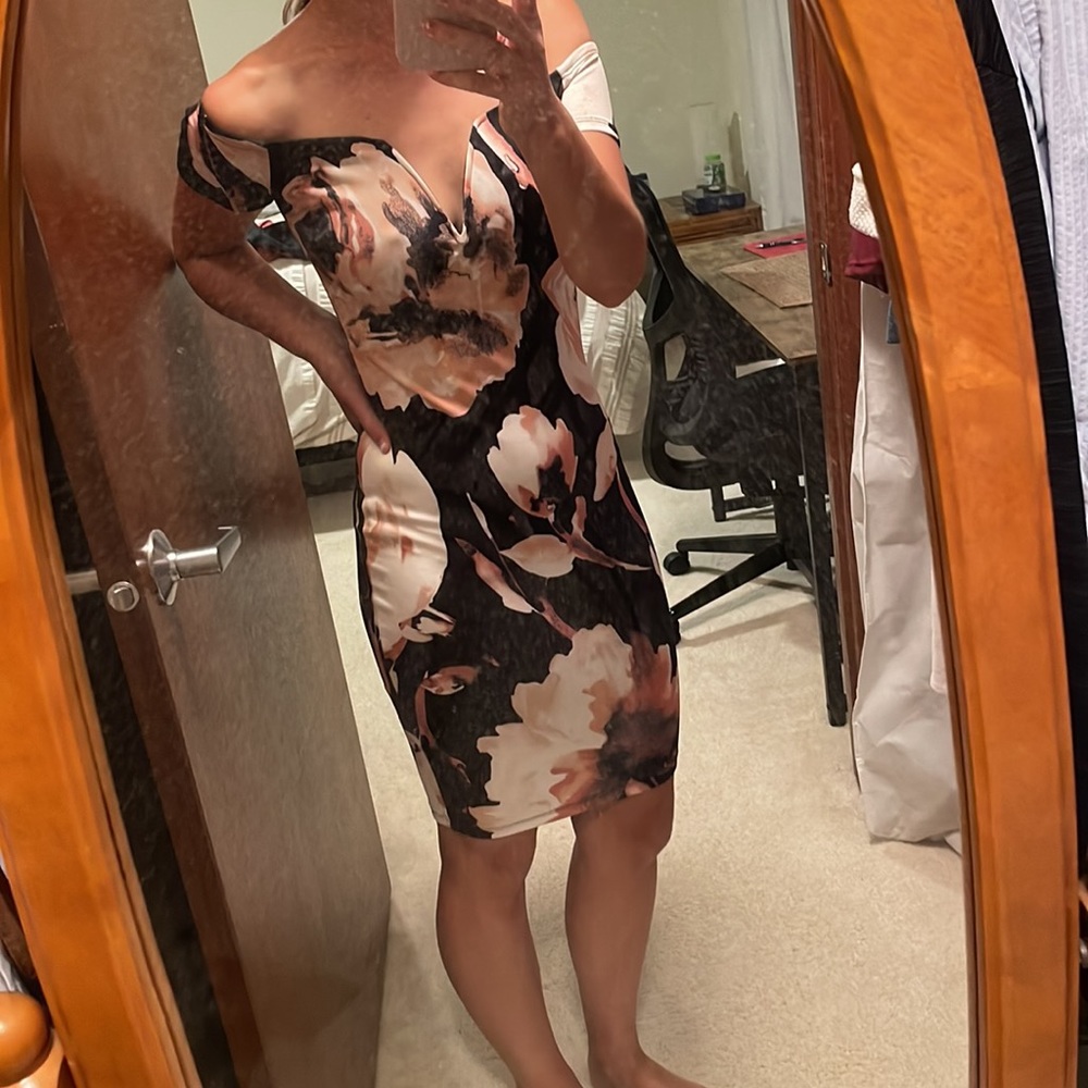 Midi floral dress